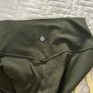 lululemon athletica Olive Green High-Rise Leggings